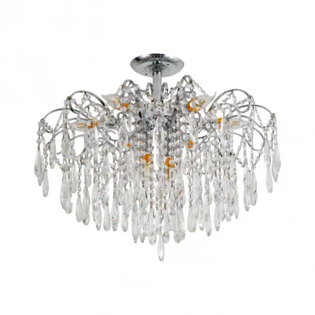 Люстра с хрусталем 59172/8CR WT (ЭкономСвет) *1