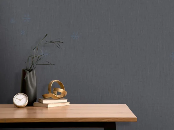 Обои компакт-винил Laura 588498 1,06х10м антрацит