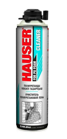 Очиститель полиуретановой пены 360гр 260мл 60554 13765 (Hauser)  12 (-25)