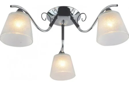 Люстра 13147/3CR+BK WT классическая (ЭкономСвет) *1