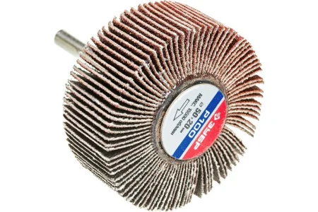 Круг шлифовальный лепестковый d 50x20 мм, P100, на шпильке d 6мм Зубр Профессионал 36601-100 *1