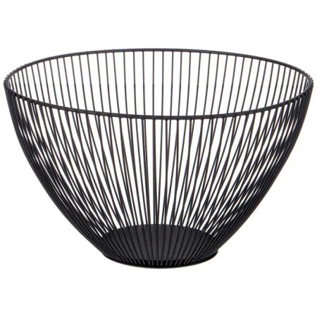 Корзина Для Фруктов Черная 24,5*24,5*14 См (Кор=12Шт)
