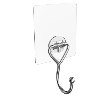 Крючок одинарный "Lite" д/ванной на силиконовом креплении KLE-LT028 (Kleber) *1