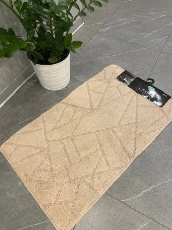 Коврик д/ванной "Gold +" 50х80см БЕЖЕВЫЙ МОЗАИКА МС 2-321 (My Crystal) *1