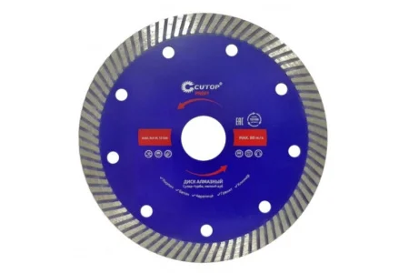 Диск алмазный отрезной супер турбо сверхтонкий 180x2.8x10x22.2мм сухая резка по бетону Cutop 65-18028 *1