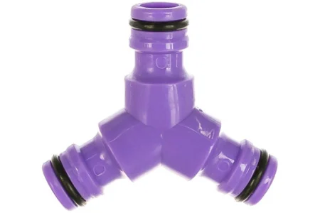 Тройник штуцерный для разветвления или соединения, пластик Palisad 66468