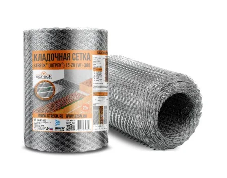 Сетка кладочная Штрек 15 Zn W 300 20м