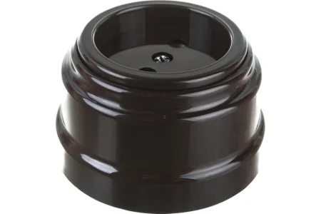 Розетка 1-м "Ретро" без земл. 16А ОУ РА16-0201 шоколад (Bylectrica) *1