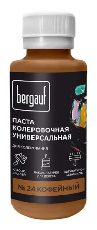 Паста колеровочная Bergauf 0,1л кофейная 68706