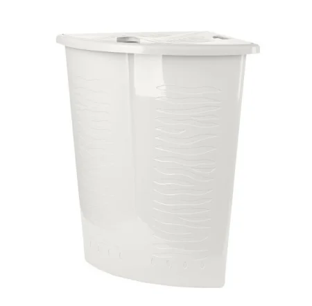 Корзина для белья Keeplex Regular 40л, угловая, белое облако, KL170011048