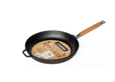 Сковорода Гардарика 26см чугунная со съемной ручкой h 45 0126 *1