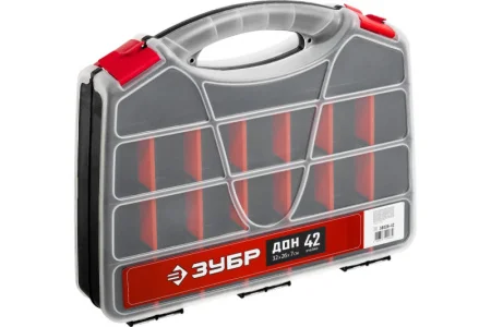 ЗУБР  ДОН-42, 320 х 260 х 70 мм, Двухсторонний органайзер (38036-42)