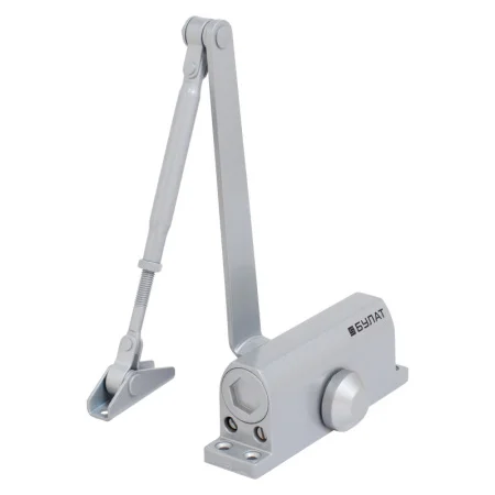 БУЛАТ Доводчик дверной ULTIMATE ДД-60 A-S (25-80 кг) серебро, морозостойкий(10) (шт)