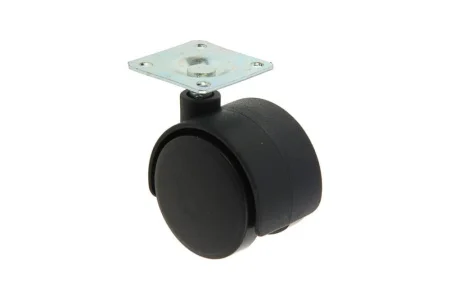 Колесо мебельное поворот. пластик, черн, площадка, D40, б/т - пакет Tech-Krep 151203 *1