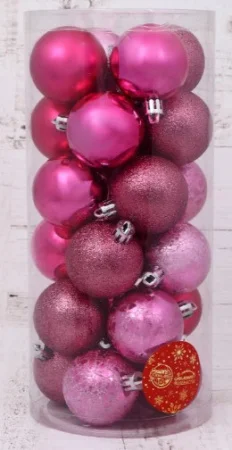 Набор шаров пластик d-5 см, 24 шт "Клоуд ассорти"   6490361