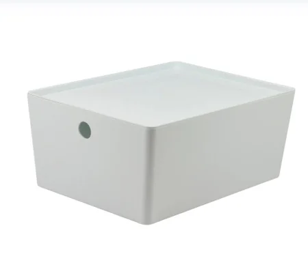 Контейнер VERSA L, 12 л. с крышкой, цвет белый