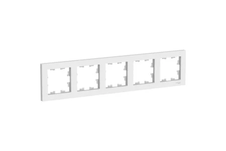 Рамка 5-м AtlasDesign белая ATN000105 Systeme Electric