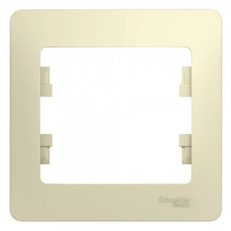Рамка 1-м Glossa беж. SchE GSL000201
