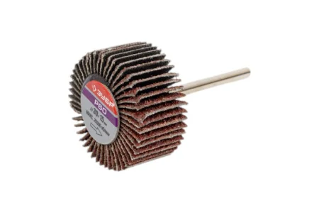 Круг шлифовальный лепестковый d 30x15мм, P60, на шпильке d 3.2мм Зубр Профессионал 36600-060 *1