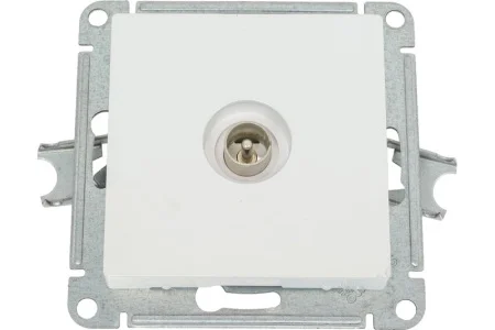 Розетка TV "AtlasDesign" коннектор механизм жемчуж. SE ATN000493