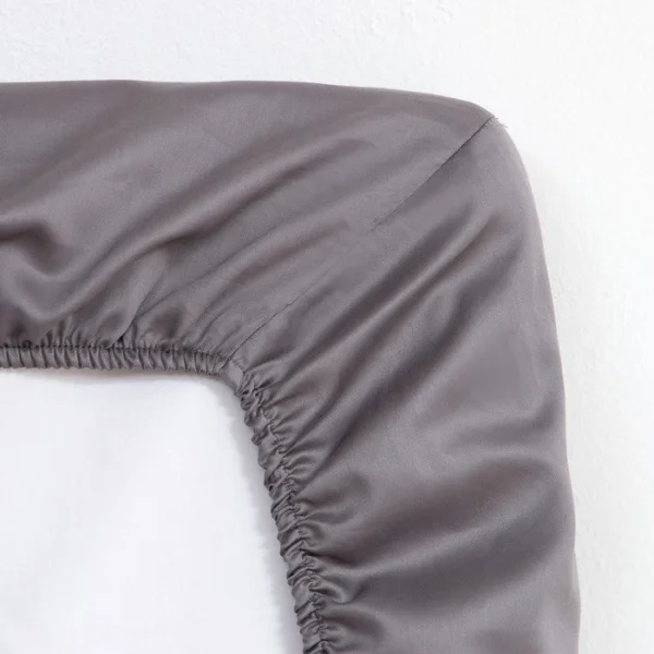 Простыня на резинке Этель 160х200х25см Grey sky 100% хлопок, мако-сатин, 114г/м2 9144568 *1