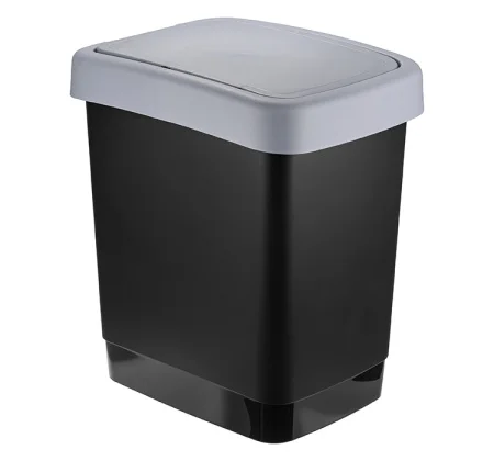 Контейнер для мусора ТВИН  18л Серый