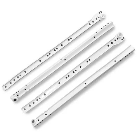 StahlBuro направляющие роликовые (2шт.) 450/0,8 мм белый (25) (компл)