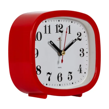Часы-будильник "Классика" кварц, корпус красный Рубин В5-002 *1