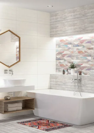 Плитка облицовочная Керамин Shabby Inti 315х630мм 1уп=1,59м2 1п=50,88м2 многоцветная