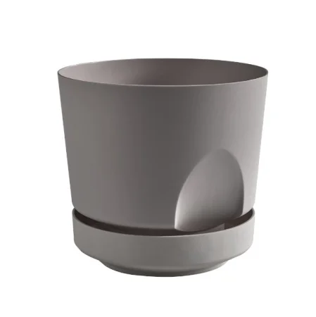 Кашпо для цветов ВМС Тренд КШ-4101 Серый жемчуг 0,8л d120мм