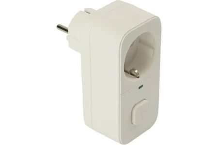 Адаптер 1-м с/з 250В 16А с выключателем Nova белый HM81-11-2 Stekker *1