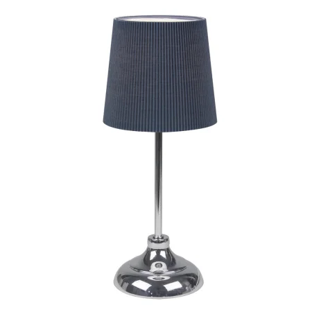 Светильник настольный UML-B309 E14 CHROME DARK BLUE декоративный под лампу Е14, 40W. Механический вы