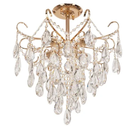 Люстра с хрусталем 15506/4FGD WT (ЭкономСвет) *1