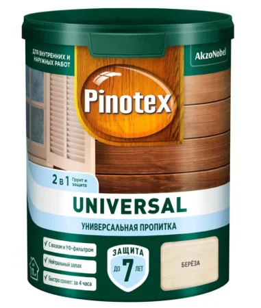 Пинотекс Universal 2 в 1 Береза 0,9 л