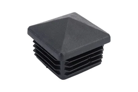 Заглушка внутренняя для трубы 60х60 мм домик, черн.пластик, (4 шт) - пакет Tech-Krep 155032 *1