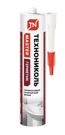 Герметик Технониколь санитарный силиконовый белый 280 мл 