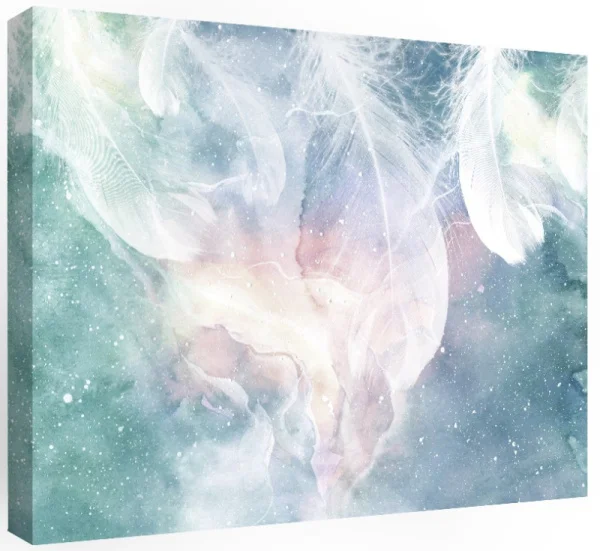 Картина Акварельные перья 40х50см kt45-13146