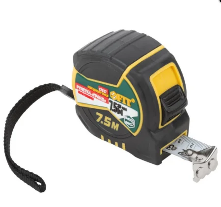 Рулетка 7,5м/25мм "Гранд" обрезиненный корпус Fit HQ 17327  *1