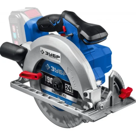 Пила циркулярная аккум. Зубр Профессионал CPB-190 Т7, 20В, d190мм, без АКБ, 3500 об/мин, бесщеточный двигатель *1