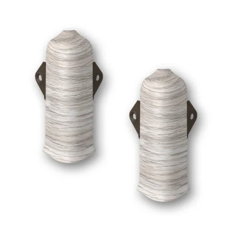 Угол наружный с крепежом 230 Дуб айсберг 80мм Лексида