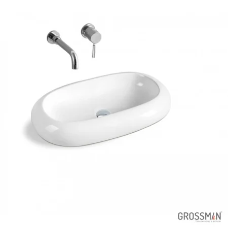 Раковина накладная GR-3011 640х440мм (Grossman)  1