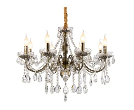 Люстра хрустальная 15557/8AB+CL (ЭкономСвет) *1