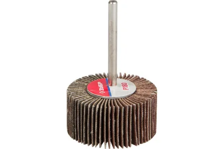 Круг шлифовальный лепестковый d 30x15мм, P180, на шпильке d 3.2мм Зубр Профессионал 36600-180 *1