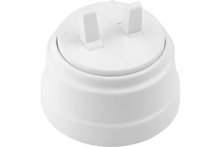 Выключатель 2-кл "Ретро" тумблерный 10А ОУ белый А510-2204 (Bylectrica) *1