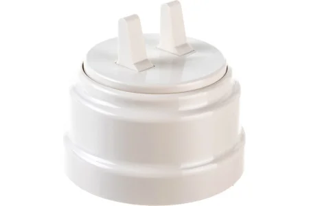 Выключатель 2-кл "Ретро" тумблерный 10А ОУ А510-2204 бежевый (Bylectrica) *1