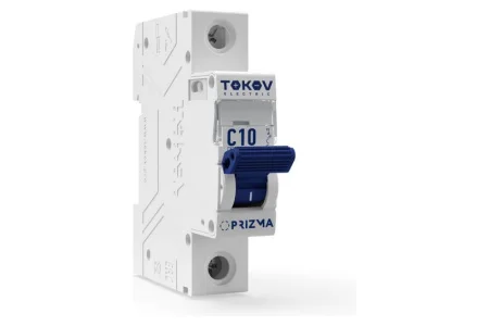 Выключатель автомат. модул. 1п C 10А 6кА PRIZMA TKE-PZ60-MCBI-1-10-C (Tokov Electric) *1