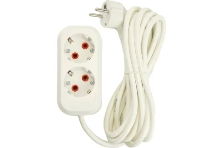 Удлинитель 2х3м с/з 3x1мм2 Home белый HM06-21-03 (У10-001) Stekker *1