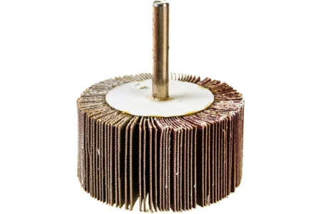 Круг шлифовальный лепестковый d 60x30мм, P320, на шпильке d 6мм Зубр Профессионал 36602-320 *1