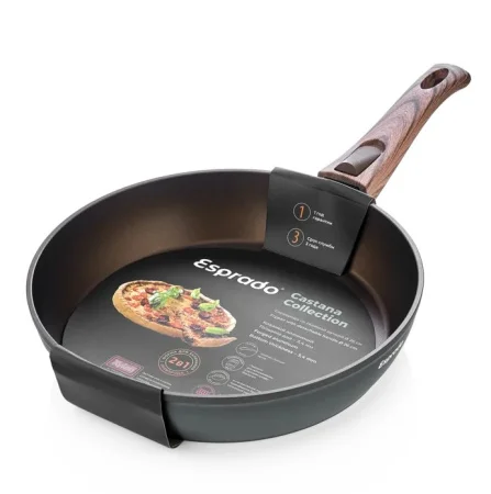 Сковорода Esprado Castana 28х6см алюминий, АП, индукция CAST28BE103