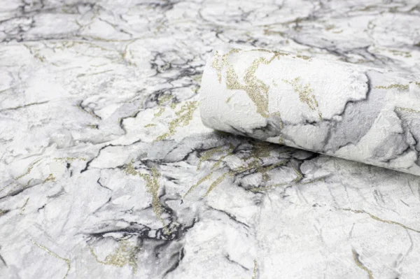 Обои компакт-винил Murena 60472-04 1,06х10м мрамор черно-белые